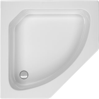 Schröder 5-Eckduschwanne Cola F 90x90x14 cm weiß