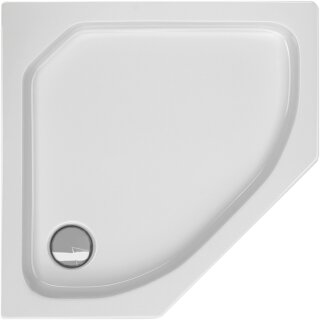 Schröder 5-Eckduschwanne Varna F 90x90x6,5 cm weiß