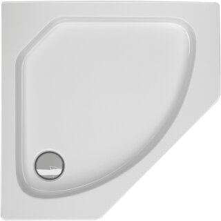 Schröder 5-Eckduschwanne Tino F 90x90x6,5 cm weiß