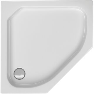 Schröder 5-Eckduschwanne Tino F 100x100x6,5 cm weiß
