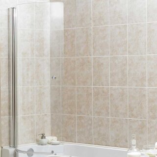 Schröder Duschabtrennung zur Badewanne Pazifik links