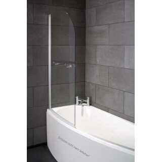 Schröder Duschabtrennung zur Badewanne Compact links