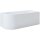 Schröder Eckvorwandwanne Lupor 180x80x50/66 cm rechts weiß