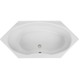 Schröder 6-Eckwanne Austin 190x90x48,5 cm weiß