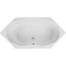 Schröder 6-Eckwanne Austin 190x90x48,5 cm weiß