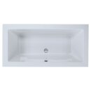 Schröder Rechteckwanne Lupor 190x80x49/66 cm weiß
