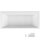 Schröder Rechteckwanne Malibu Plus Slim 180x80x46,5 cm weiß