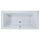 Schröder Rechteckwanne Lupor 200x90x49/66 cm weiß