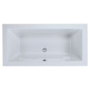 Schröder Rechteckwanne Lupor 180x90x49/66 cm weiß