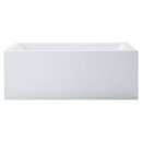 Schröder Rechteckwanne Lupor 175x80x48/66 cm weiß