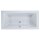 Schröder Rechteckwanne Lupor 175x80x48/66 cm weiß