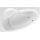 Schröder Raumsparwanne Sunrise 173,5x108,5x45,5 cm links weiß