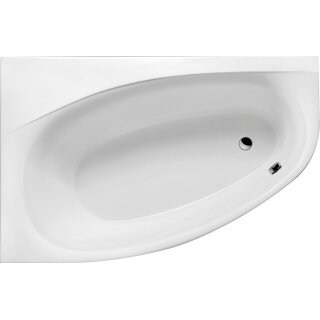 Schröder Raumsparwanne Kameleon links 170x110x46 cm weiß