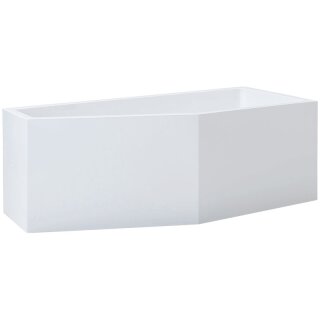 Schröder Raumsparwanne Lupor 160x90x49/66 cm rechts weiß