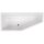 Schröder Raumsparwanne Lupor 160x90x49/66 cm links weiß