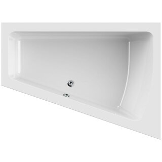 Schröder Raumsparwanne Malibu Comfort 180x135x45 weiß Ausführung rechts