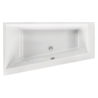 Schröder Raumsparwanne Malibu Top 160x95x45 cm weiß Ausführung links
