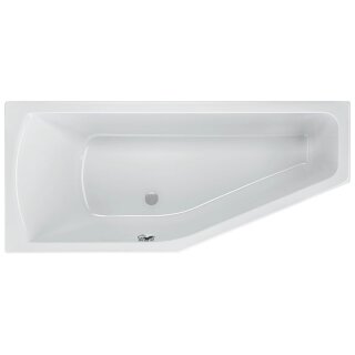 Schröder Raumsparwanne Lagoon links 170x75x46 cm weiß