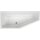 Schröder Raumsparwanne Lupor links 180x80x44 cm weiß