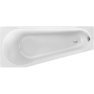 Schröder Raumsparwanne Massa 160x70x40 cm links weiß