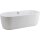 Schröder Ovalwanne Rhein 200x100x51/64 cm weiß mit 2-teiliger Schürze