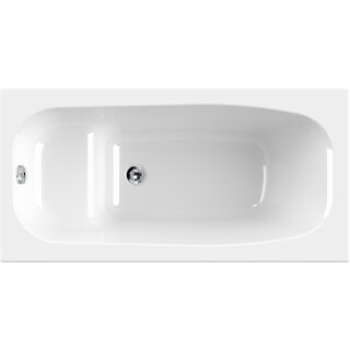 Schröder Sitzwanne Dobra 140x70x45/20 cm weiß