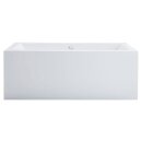 Schröder Rechteckwanne Lupor 190x80x49/66 cm weiß