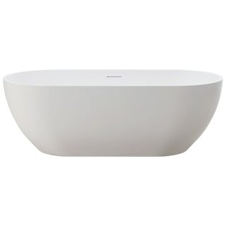Schröder Ovalwanne Golem O 170 S 169,5x80,5x44,5/56 cm cremeweiß matt