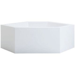Schröder Eckwanne Lupor E 145x145x50/66 cm weiß