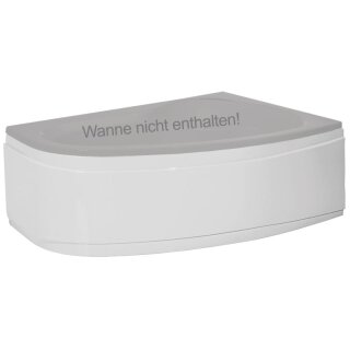 Schröder Schürze für Raumsparwanne Sunrise weiß