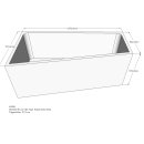 Schröder Badewannenträger für Tiga 150x80...