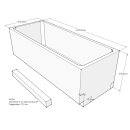 Schröder Badewannenträger für Korana 170x70