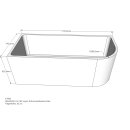 Schröder Badewannenträger für Lupor 180x80...