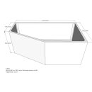 Schröder Badewannenträger für Lupor 160x90...