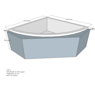 Schröder Badewannenträger für Largo