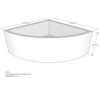 Schröder Badewannenträger für Largo