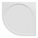 ARCA Gussmarmor-Duschwanne, Viertelkreis, 80x80x3 cm, R550