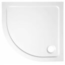 TECMI Gussmarmor-Duschwanne, Viertelkreis 90x90x3 cm, R55...