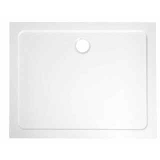 TECMI Gussmarmor-Duschwanne 100x70x3 cm