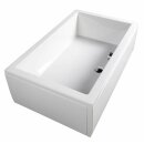 DEEP Rechteck-Duschwanne 160x75x26cm, tief, weiss