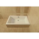 DEEP Rechteck-Duschwanne 160x75x26cm, tief, weiss