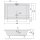 DEEP Rechteck-Duschwanne 120x75x26cm, tief, weiss mit Rahmengestell