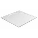 LARCA Gussmarmor-Duschwanne, Quadrat 100x100x3cm