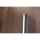 VILMA Wannenabtrennung 600mm, Chrom, rechts, Brickglas