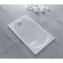 Emaille-Sitzbadewanne 105x70cm, weiss