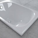 Emaille-Sitzbadewanne 105x70cm, weiss