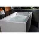 DUPLA Badewanne mit Rahmengestell 180x120x54cm, weiss