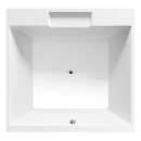 CAME Quadrat-Badewanne mit Rahmengestell 175x175x50cm, weiss