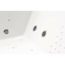 CAME Quadrat-Badewanne mit Rahmengestell 175x175x50cm, weiss
