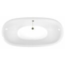 REGATA Freistehende Badewanne 175x85x61cm, Füsse...